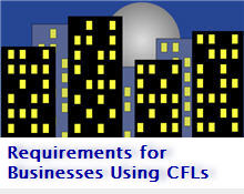 Businesses using CFLs