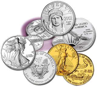 Image of some bullion coins
