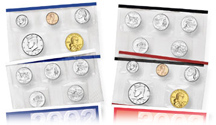 Image of some uncirculated coin sets