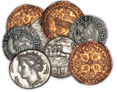 Image of ancient coins