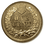 Image of 1864 cent reverse.