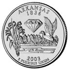 Reverse: Arkansas quarter