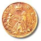 Obverse of the Saint Patrick Copper Farthing