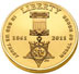 August 2011: Medal of Honor commemorative gold coin.