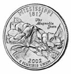 REVERSE: 2002 Mississippi Quarter