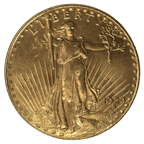 OBVERSE: The Augustus Saint-Gaudens Double Eagle coin