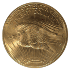 REVERSE: The Augustus Saint-Gaudens Double Eagle coin