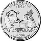 Reverse: Wisconsin Quarter
