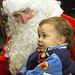 Child with Santa Claus Child with Father at OPM’s Annual Toy Drive