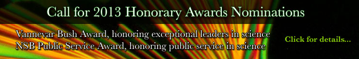 Call for 2013 Honorary Awards Nominations