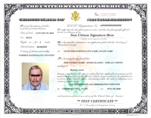Citizenship-new certificate