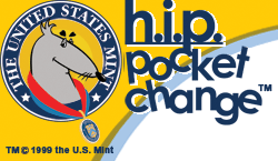 web site logo : The United States Mint : h.i.p. pocket change™ : TM© 1999 the U.S. Mint