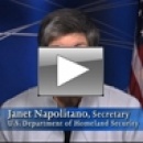 Screenshot of Janet Napolitano