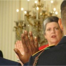 Secretary Napolitano Administers Oath at Naturalization Ceremony 