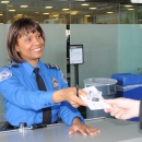 Official Performs Identification Check (TSA)