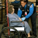 TSO Assists Elderly Passenger (TSA)