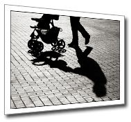 Baby Stroller Shadow Angled