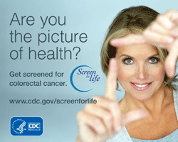 Are you the picture of health? Get screened for colorectal cancer.