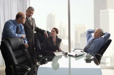 Group of people around a conference table