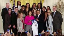 President Obama Welcomes the 2011 WNBA Champion Minnesota Lynx