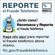 Reporte el Fraude Telefónico. ¿Quién Llama? Reconozca y Reporte el Fraude Telefónico. Haga clic aquí para reportar el fraude telefónico ahora mismo.