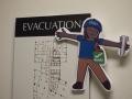 Flat Stella Practicing the Evacuation Plan for FEMA HQ
