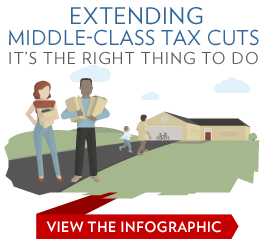Middle class tax-cut infographic