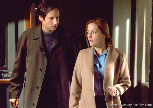 Scene from X-Files television show