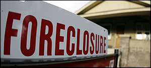 Foreclosure sign