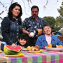 Photo: Families enjoying picnic