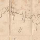 Map of the Washita river in Louisiana from the Hot Springs to the confluence of the Red River with the Mississippi 
