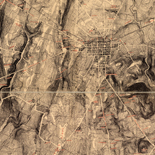 Map of the battle field of Gettysburg. July 1st, 2nd, 3rd, 1863