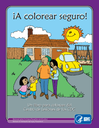 Cover of the Spanish Color Me Safe coloring book