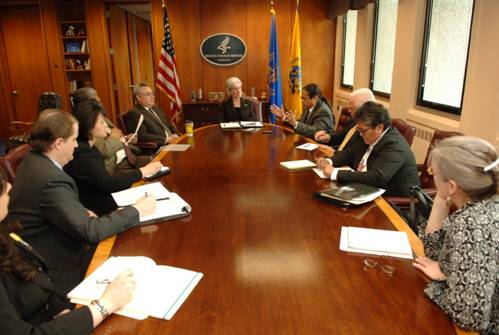 Image from roundtable discussion between Tribal Leaders and Secretary Sebelius on March 2, 2010, Washington, D.C.