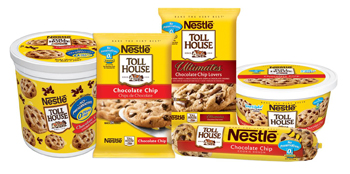 Nestle Toll House Prepackaged Refrigerated Cookie Dough
