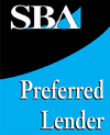 SBA Preferred Lender decal
