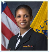 Photo of Commander Jacqueline Miller, MD