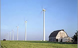 Wind Turbines with Barn