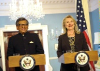 Date: 06/13/2012 Description: Secretary Clinton holds a joint press availability with Indian Foreign Minister S.M. Krishna, at the Department of State. - State Dept Image