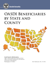 OASDI Beneficiaries by State and County cover