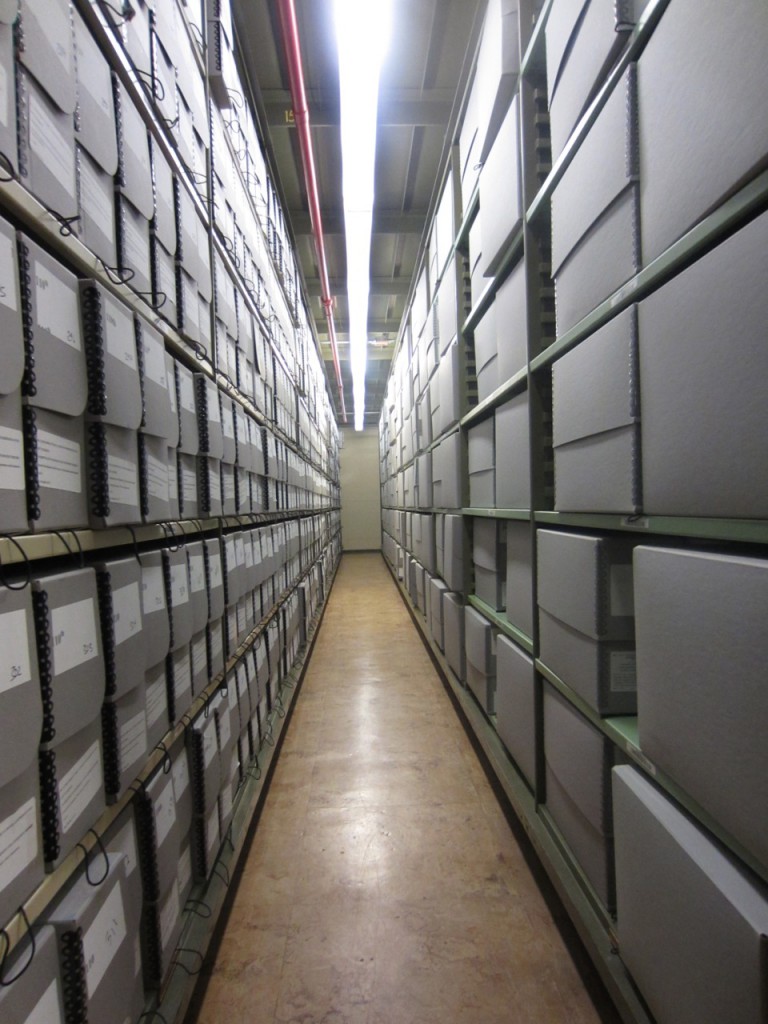 National Archives stacks
