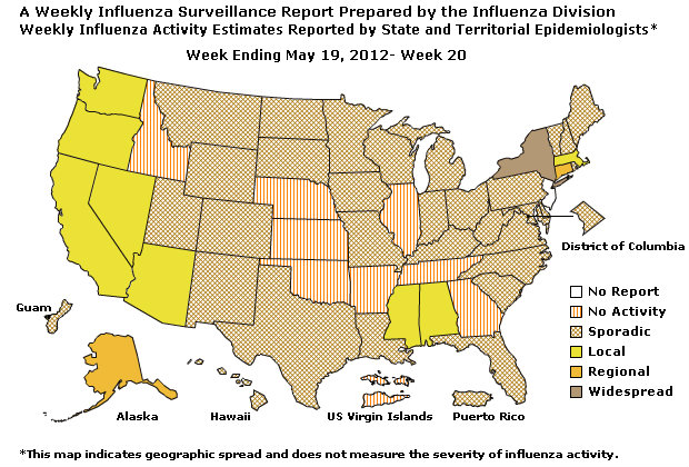 Geographic Spread of Influenza