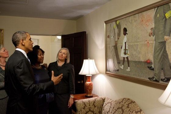President Obama with Civil Rights Icon Ruby Bridges