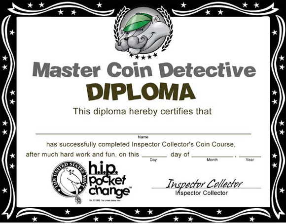 Master Coin Detective Diploma