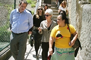 HHS Secretary Sebelius tours Santa Marta Favela in Rio de Janeiro, Brazil with a local health outreach worker. Credit: Photo by U.S.ConGen - Rio de Janeiro.