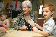 HHS Secretary Sebelius talks to locals in Joplin, MO after the tornado. Photo Credit: Kellen Jenkins.