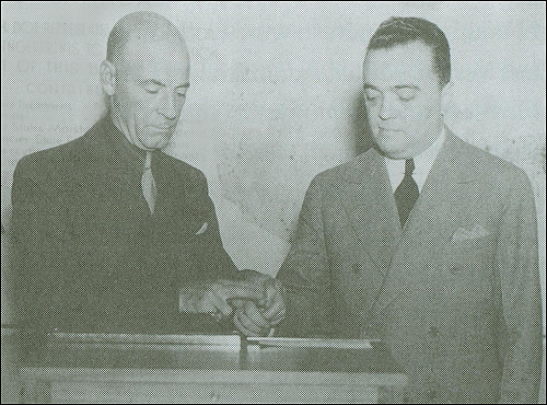 Courtney Ryley Cooper and J. Edgar Hoover