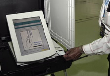 Image of electronic voting machine.