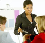 Photo: A group of women talking