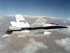 F-18 Hornet in flight